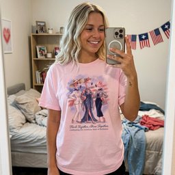 Flock Together Shine Together Celebrating 250 Years Shirt T Shirt Gift For Flamingo Lover