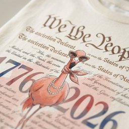 We The People Are Flocking Fabulous Patriotic Flamingo T Shirt Gift For Flamingo Lover