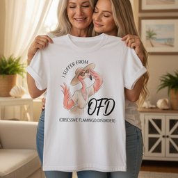 I Suffer From Ofd Obsessive Flamingo Disorder Funny Shirt T Shirt Gift For Flamingo Lover