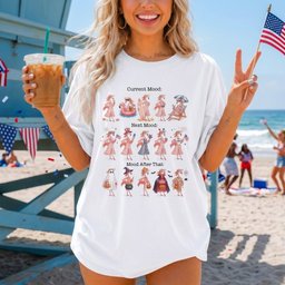 Flamingo Mood Swings Patriotic July 4th And Halloween Shirt T Shirt Gift For Flamingo Lover