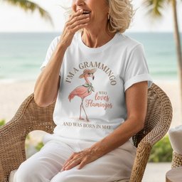 Personalized Im A Grammingo Who Loves Flamingos Birthday Shirt T Shirt Gift For Flamingo Lover