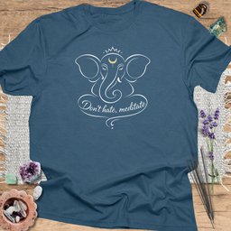 Dont Hate Meditate T Shirt Gift For Yoga Lover
