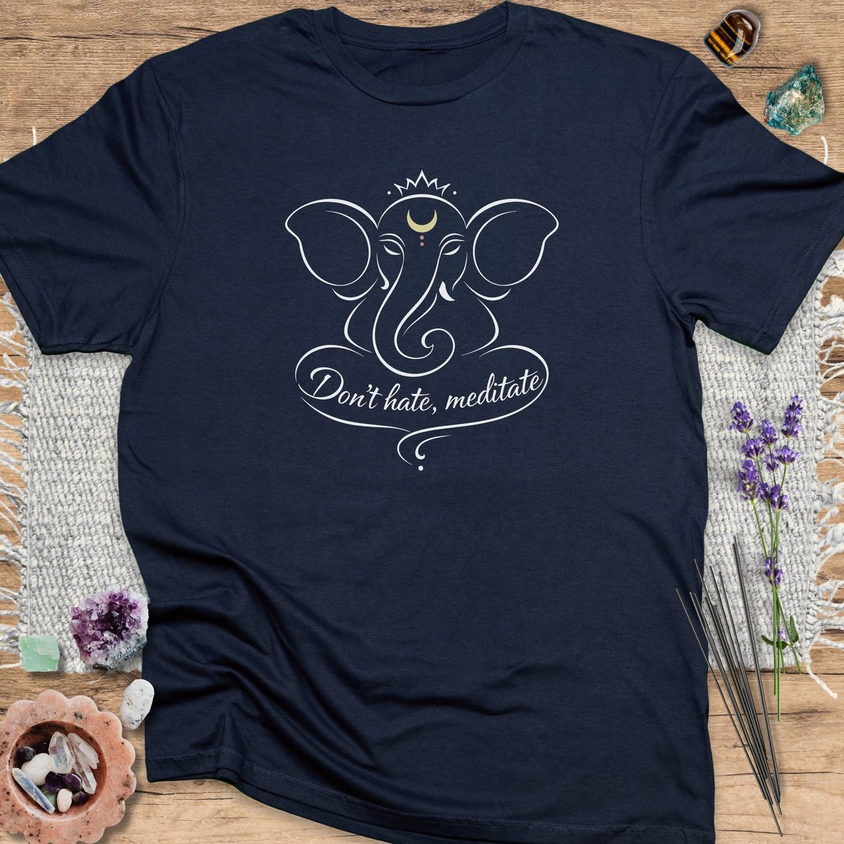 Dont Hate Meditate T Shirt Gift For Yoga Lover