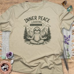 Inner Peace Loading T Shirt Gift For Yoga Lover