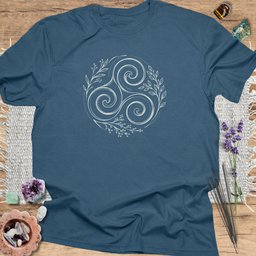 Celtic Triskelion T Shirt Gift For Yoga Lover