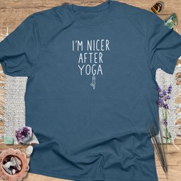 Im Nicer After Yoga T Shirt Gift For Yoga Lover