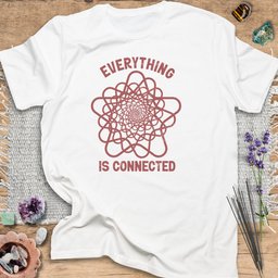 Everything Is Connected T Shirt Gift For Yoga Lover