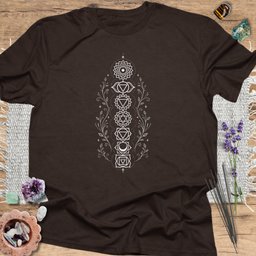 Chakra Lotus T Shirt Gift For Yoga Lover