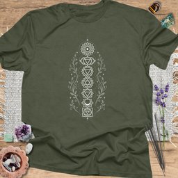 Chakra Lotus T Shirt Gift For Yoga Lover