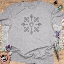 Dharma Wheel T Shirt Gift For Yoga Lover