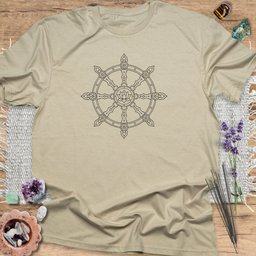 Dharma Wheel T Shirt Gift For Yoga Lover