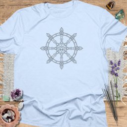 Dharma Wheel T Shirt Gift For Yoga Lover
