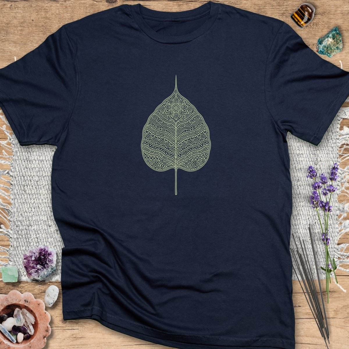 Bodhi Leaf T Shirt Gift For Yoga Lover