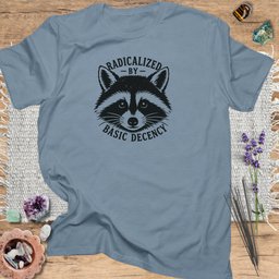 Basic Decency Raccoon T Shirt Gift For Yoga Lover