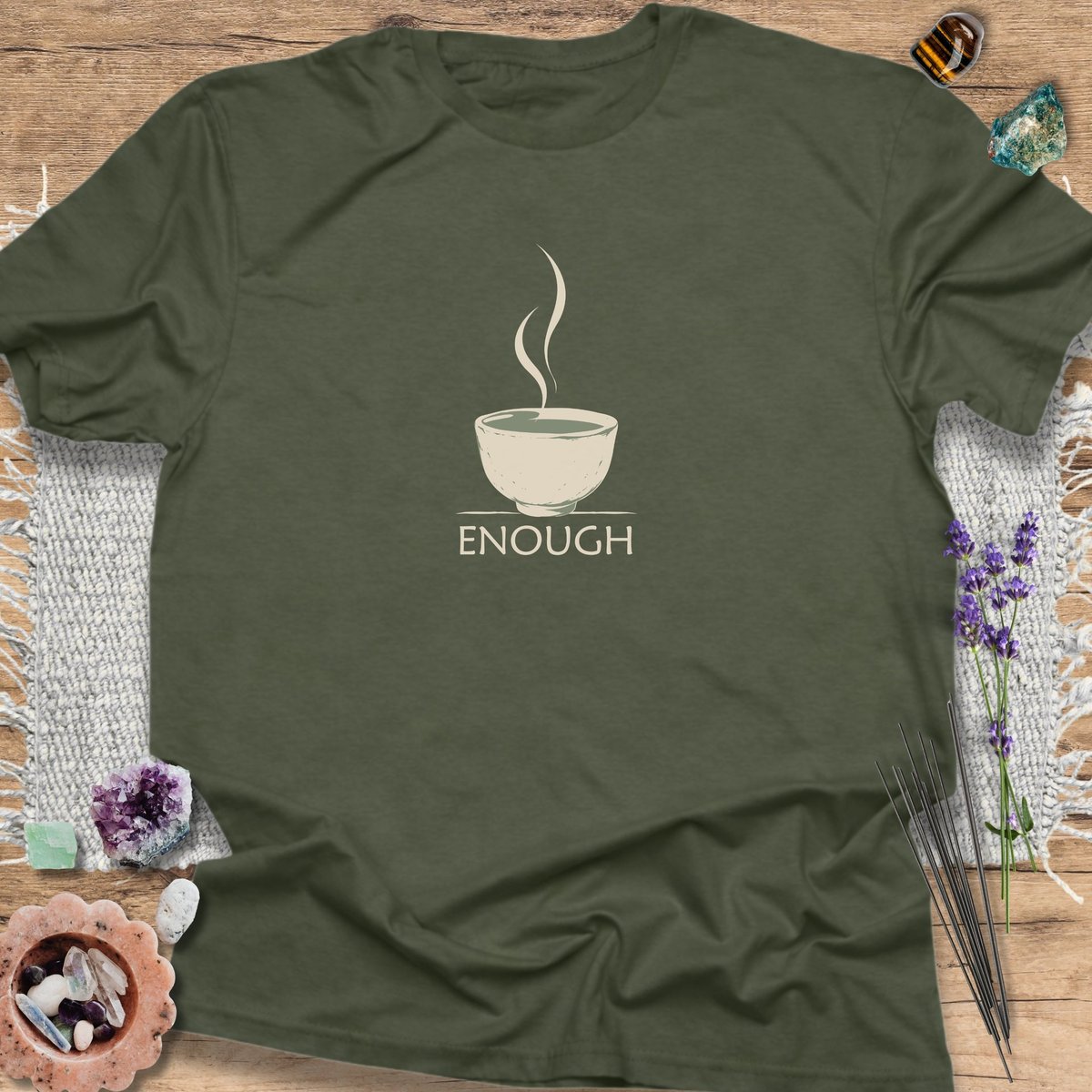 Enough T Shirt Gift For Yoga Lover