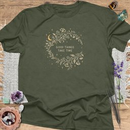Good Things Take Time T Shirt Gift For Yoga Lover
