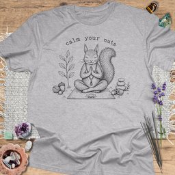 Calm Your Nuts T Shirt Gift For Yoga Lover