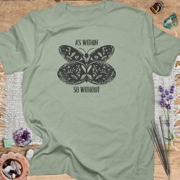As Within So Without T Shirt Gift For Yoga Lover