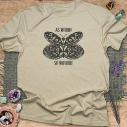 As Within So Without T Shirt Gift For Yoga Lover