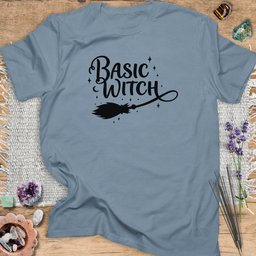 Basic Witch T Shirt Gift For Yoga Lover