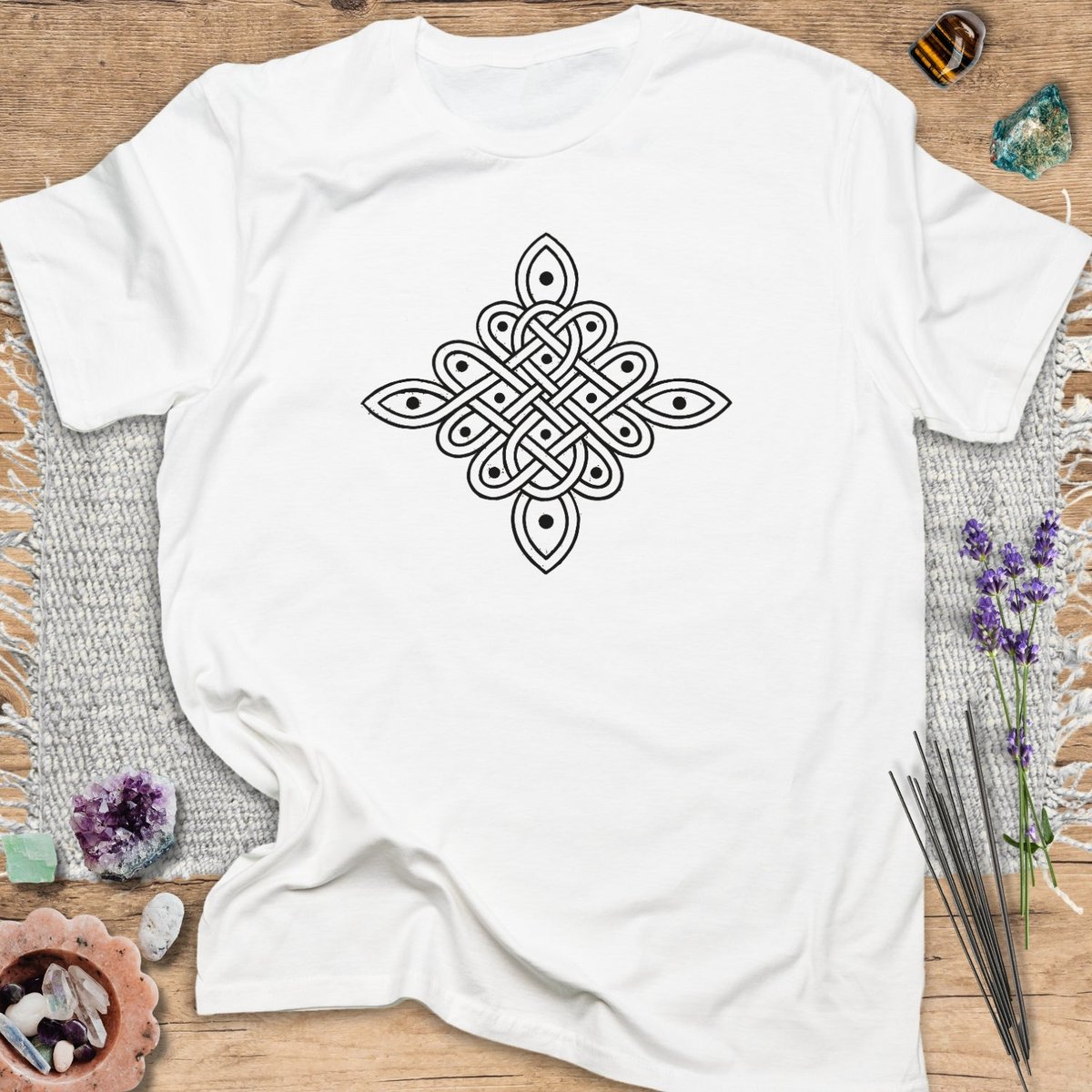 Eternal Knot T Shirt Gift For Yoga Lover