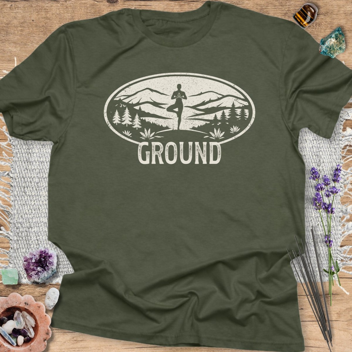 Ground Yoga T Shirt Gift For Yoga Lover