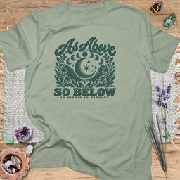 As Above So Below T Shirt Gift For Yoga Lover