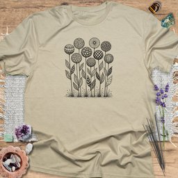 Botanical Zentangle T Shirt Gift For Yoga Lover