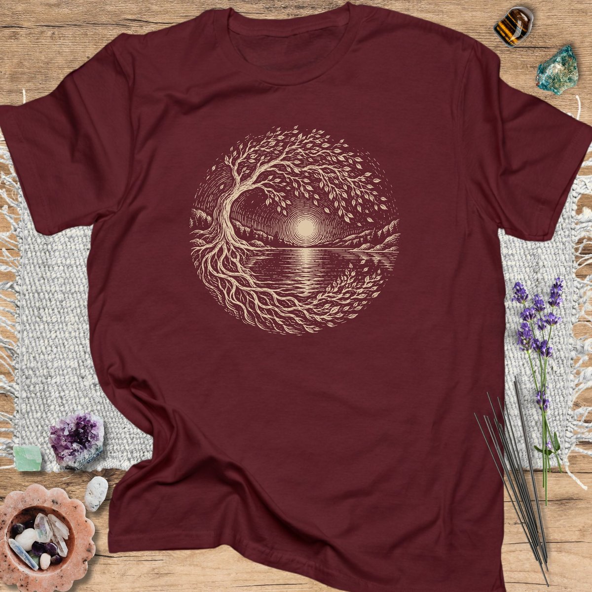 Eternal Roots T Shirt Gift For Yoga Lover