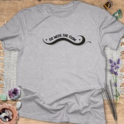 Go With The Flow T Shirt Gift For Yoga Lover