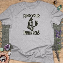 Find Your Inner Peas T Shirt Gift For Yoga Lover