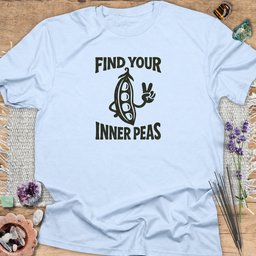 Find Your Inner Peas T Shirt Gift For Yoga Lover