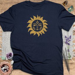 Golden Boho Sun T Shirt Gift For Yoga Lover
