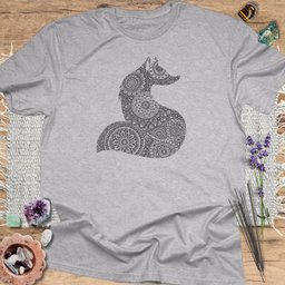 Fox Mandala T Shirt Gift For Yoga Lover