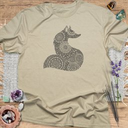 Fox Mandala T Shirt Gift For Yoga Lover
