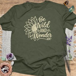 Be Wild And Wonder T Shirt Gift For Yoga Lover