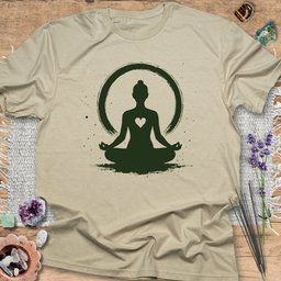 Heart Centered Meditation T Shirt Gift For Yoga Lover