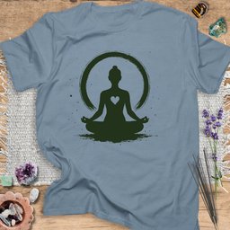 Heart Centered Meditation T Shirt Gift For Yoga Lover