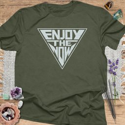 Enjoy The Now T Shirt Gift For Yoga Lover