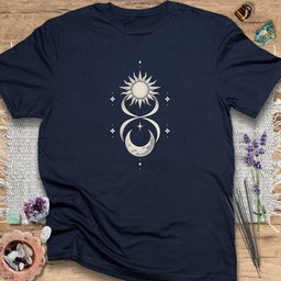 Celestial Sun And Moon T Shirt Gift For Yoga Lover