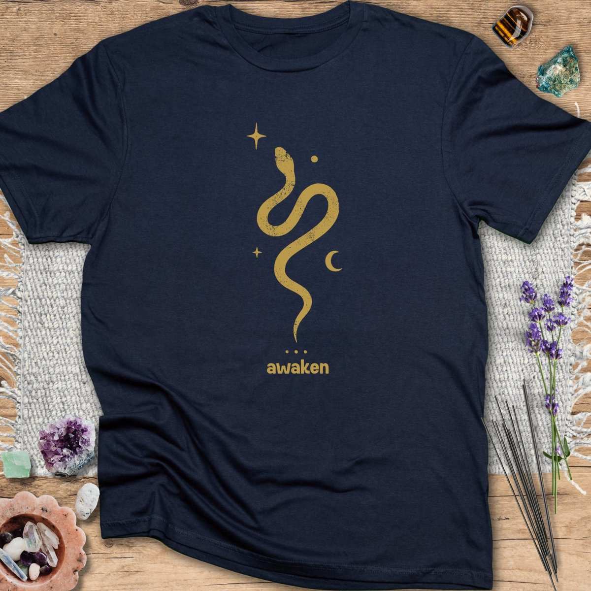 Awaken Kundalini Serpent T Shirt Gift For Yoga Lover