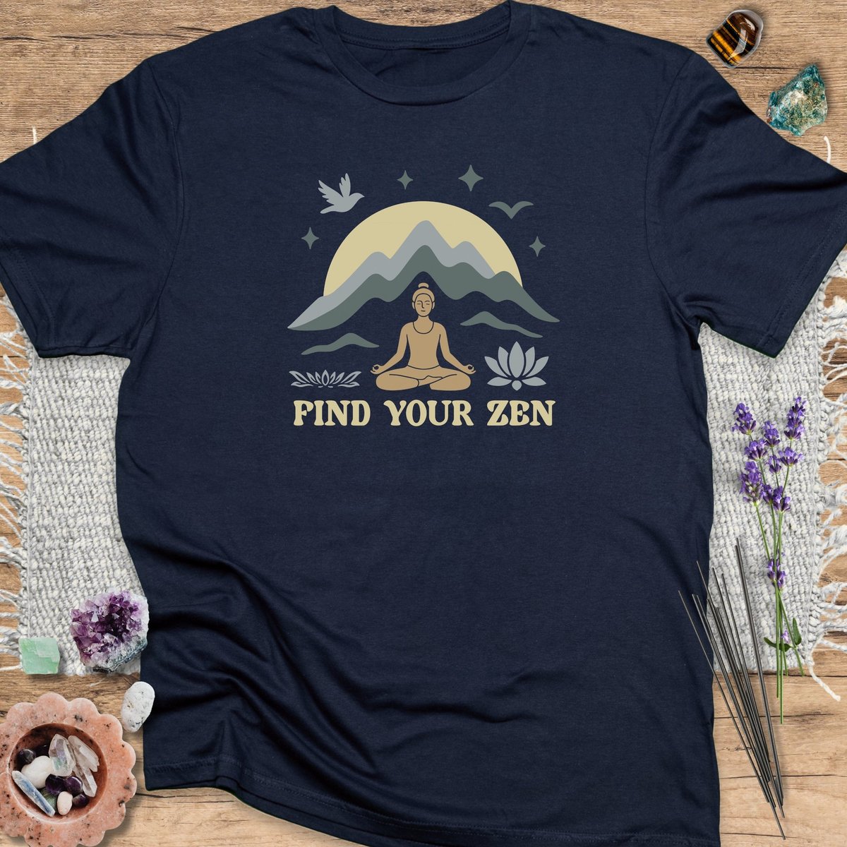 Find Your Zen T Shirt Gift For Yoga Lover