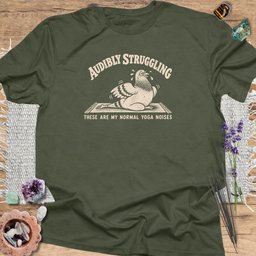 Audibly Struggling Yoga Pigeon T Shirt Gift For Yoga Lover
