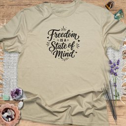Freedom Is A State Of Mind T Shirt Gift For Yoga Lover
