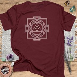 Durga Yantra T Shirt Gift For Yoga Lover