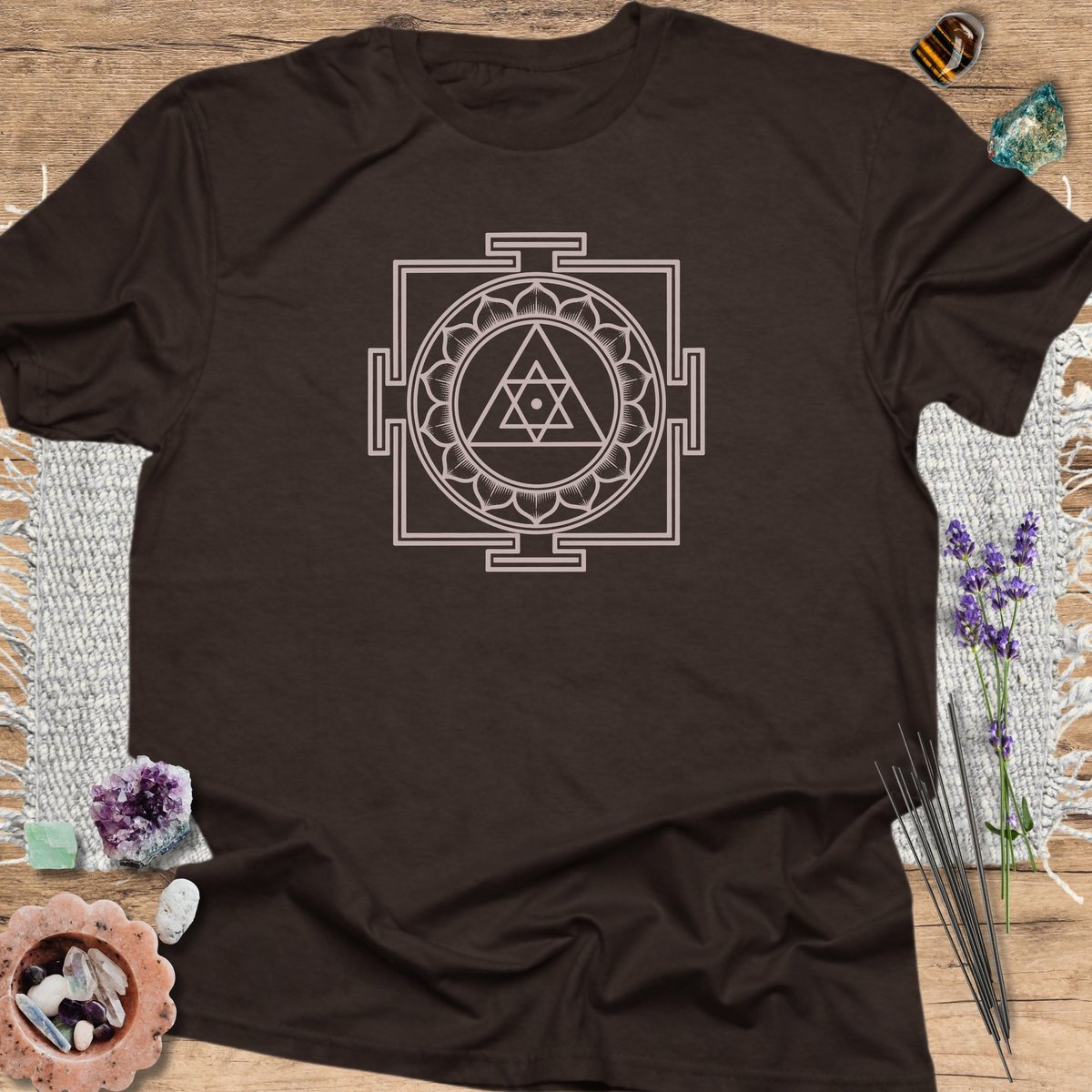 Durga Yantra T Shirt Gift For Yoga Lover