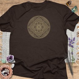 Floral Zentangle T Shirt Gift For Yoga Lover