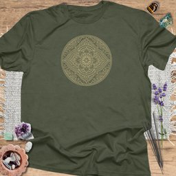 Floral Zentangle T Shirt Gift For Yoga Lover