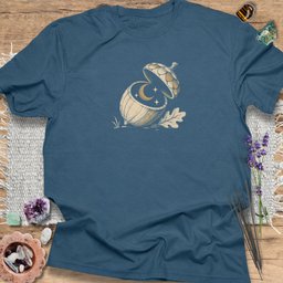 Celestial Acorn T Shirt Gift For Yoga Lover