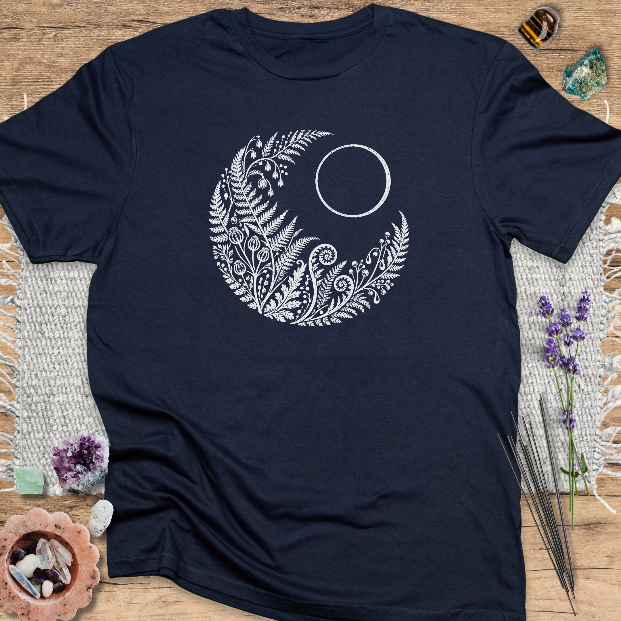 Fernlit Halo T Shirt Gift For Yoga Lover
